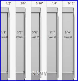 3/8 in Skid Steer Attachment Plate Skid Steer Quick Attach for Bobcat Kubota