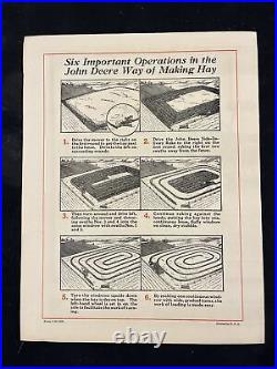 3 Vintage 1930 1931 John Deere Sales Brochures Spreader Plow Rake Moline ILL