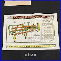 3 Vintage 1930 1931 John Deere Sales Brochures Spreader Plow Rake Moline ILL