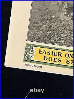 3 Vintage 1930 1931 John Deere Sales Brochures Spreader Plow Rake Moline ILL