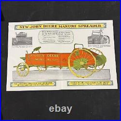 3 Vintage 1930 1931 John Deere Sales Brochures Spreader Plow Rake Moline ILL