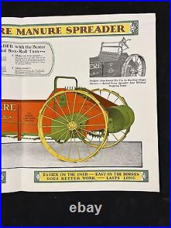 3 Vintage 1930 1931 John Deere Sales Brochures Spreader Plow Rake Moline ILL