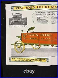 3 Vintage 1930 1931 John Deere Sales Brochures Spreader Plow Rake Moline ILL