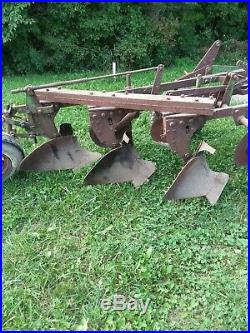 3 bottom pull type moldboard plow John Deere Minnie Oliver farmall allis