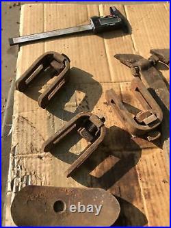 3 pcs CHISEL PLOW SHANK FLAT BAR CULTIVATOR WITH RETAINER (please Help ID)
