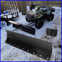 45 Inch ATV Snow Plow Heavy Duty Universal Snow Plow Kit Adjustable for Pickup