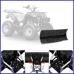45 Inch ATV Snow Plow Heavy Duty Universal Snow Plow Kit Adjustable for Pickup