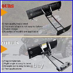 45 Inch ATV Snow Plow Heavy Duty Universal Snow Plow Kits for Pickup UTV ATV
