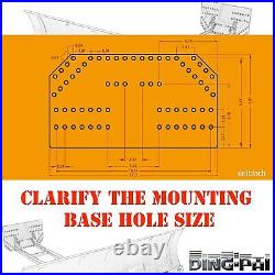 45 Inch ATV Snow Plow Heavy Duty Universal Snow Plow Kits for Pickup UTV ATV