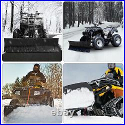 45 Inch ATV Snow Plow Heavy Duty Universal Snow Plow Kits for Pickup UTV ATV