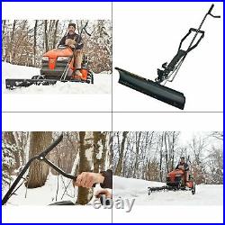 4 ft Universal Snowblade Lawn Tractor Snow Blade Plow Mower Attachment Lawnmower