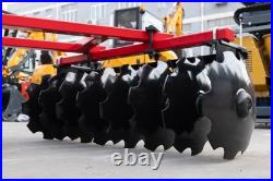 5 FT Notched Disc Harrow Plow 3 Point Cat 1 For Kubota John Deere Tractors