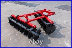 5 FT Notched Disc Harrow Plow 3 Point Cat 1 For Kubota John Deere Tractors