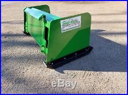 5' Low Pro John Deere snow pusher box LOCAL PICK UP tractor loader snow plow