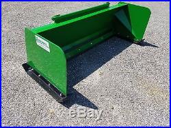 5' Low Pro John Deere snow pusher box LOCAL PICK UP tractor loader snow plow