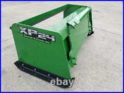 5' Xp24 John Deere Snow Pusher With Pullback Bar Free Shipping