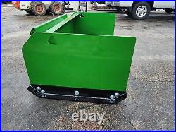 5' x 36 x 24 tall JDQA Snow Pusher Box Plow HD John Deere Quick Attach Tractor