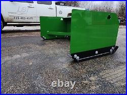 5' x 36 x 24 tall JDQA Snow Pusher Box Plow HD John Deere Quick Attach Tractor