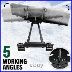60/72 Adjustable Width Snow Plow Blade Switchblade Plow For ATV UTV Universal