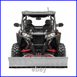 60/72 Adjustable Width Snow Plow Blade Switchblade Plow For ATV UTV Universal