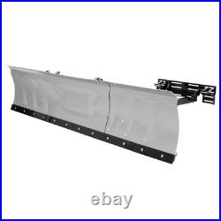 60/72 Adjustable Width Snow Plow Blade Switchblade Plow For ATV UTV Universal