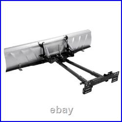 60/72 Adjustable Width Snow Plow Blade Switchblade Plow For ATV UTV Universal