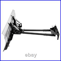 60/72 Adjustable Width Snow Plow Blade Switchblade Plow For ATV UTV Universal