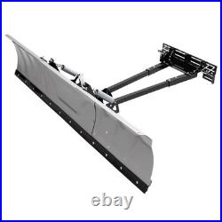 60/72 Adjustable Width Snow Plow Blade Switchblade Plow For ATV UTV Universal