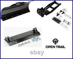 60 Snow Plow Kit Combo Blade/Push Tube/Mount John Deere XUV 550 560 590 & S