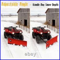 60 in Snow Plow Blade Snow Plow Kit Heavy Duty, Steel Push Snow Blade Universal