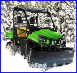 72 KFI Complete Snow Plow Kit with Mad Dog Winch Kit 12-16 John Deere Gator 550