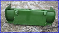 72 Snow Pusher Plow Rubber or Steel Edge US MADE John Deere compact tractor