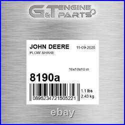 8190A PLOW SHARE fits JOHN DEERE (New OEM) 8190A PLOW SHARE fits JOHN DEERE (New OEM)