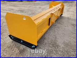 8' Global Euro Quick Attach 30 Snow Pusher Box Plow New Holland Case John Deere