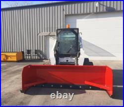 8' Global Euro Quick Attach 30 Snow Pusher Box Plow New Holland Case John Deere