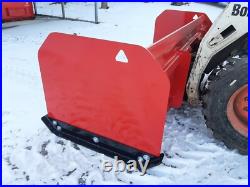 8' Global Euro Quick Attach 30 Snow Pusher Box Plow New Holland Case John Deere