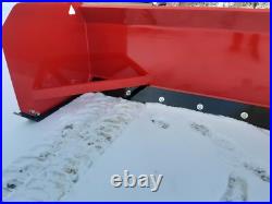 8' Global Euro Quick Attach 30 Snow Pusher Box Plow New Holland Case John Deere