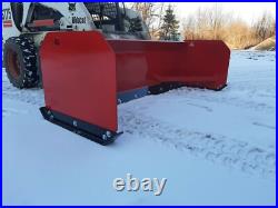 8' Global Euro Quick Attach 30 Snow Pusher Box Plow New Holland Case John Deere