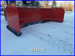8' Global Euro Quick Attach 30 Snow Pusher Box Plow New Holland Case John Deere