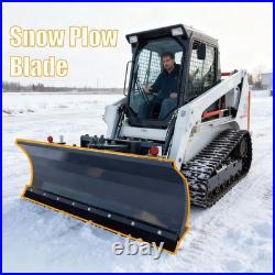 AGT 84 Hydraulic Skid Steer Snow Plow Dozer Blade Loader Attachment SPA84