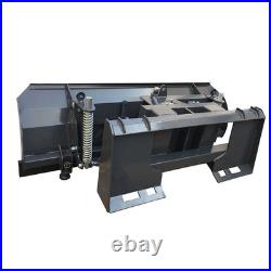 AGT 84 Hydraulic Skid Steer Snow Plow Dozer Blade Loader Attachment SPA84