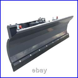 AGT 84 Hydraulic Skid Steer Snow Plow Dozer Blade Loader Attachment SPA84