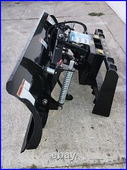 AGT 84 Skid Steer Snow Plow Dozer Blade Hydraulic Universal Attachment