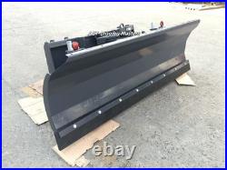 AGT SPA84 84 Hydraulic Skid Steer Snow Dozer Blade Attachment Quick Tach