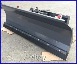 AGT SPA84 84 Hydraulic Skid Steer Snow Dozer Blade Attachment Quick Tach