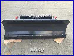 AGT SPA84 84 Hydraulic Skid Steer Snow Dozer Blade Attachment Quick Tach