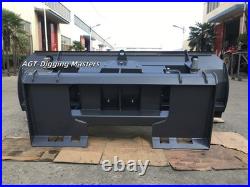 AGT SPA84 84 Hydraulic Skid Steer Snow Dozer Blade Attachment Quick Tach