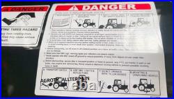 AGT SPA84 84 Hydraulic Snow Dozer Blade Universal Skid Steer Attachment