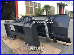 AGT SPA84 84 Hydraulic Snow Dozer Blade Universal Skid Steer Attachment