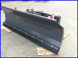 AGT SPA84 84 Hydraulic Snow Dozer Blade Universal Skid Steer Attachment